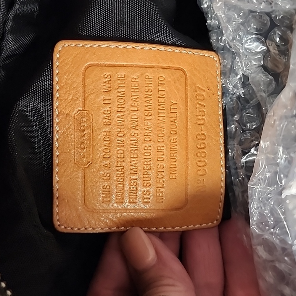 Coach Monogram Black Tote - Picture 2 of 12